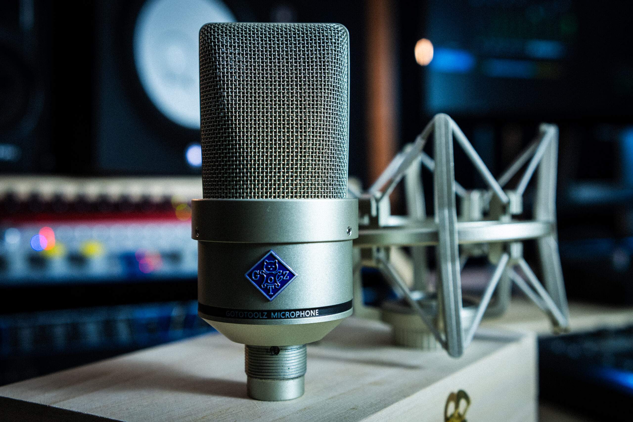 Microphone on table